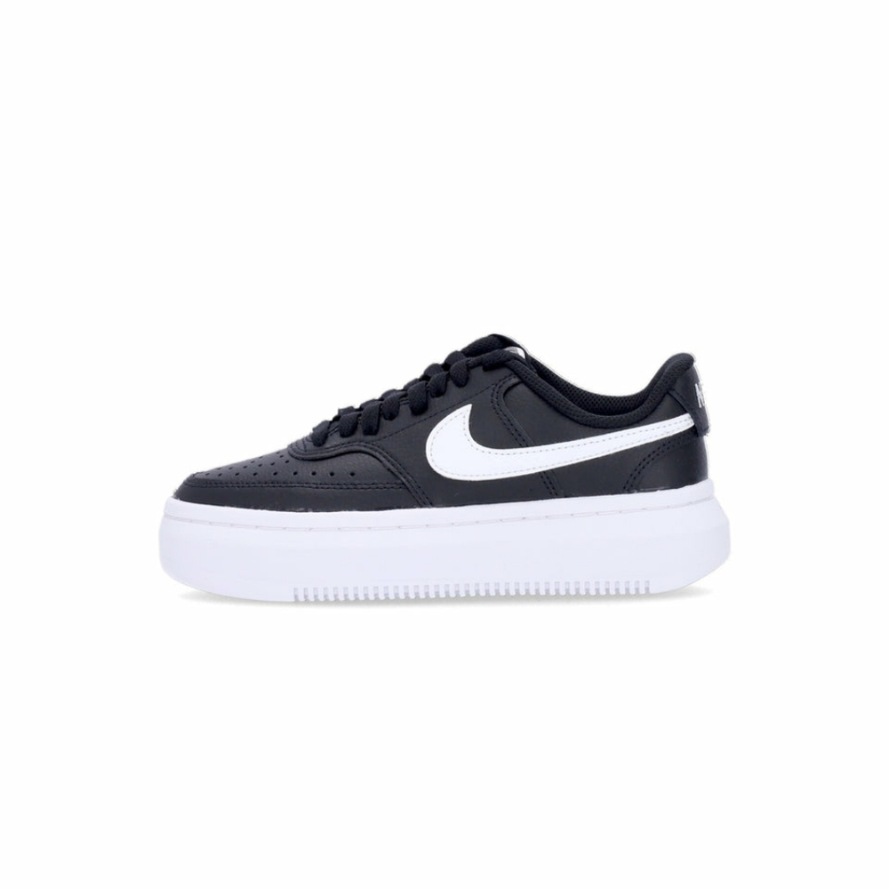Nike Court Vision Alta LTR Black/White Platform Sneakers Tennis Shoe Women 6.5